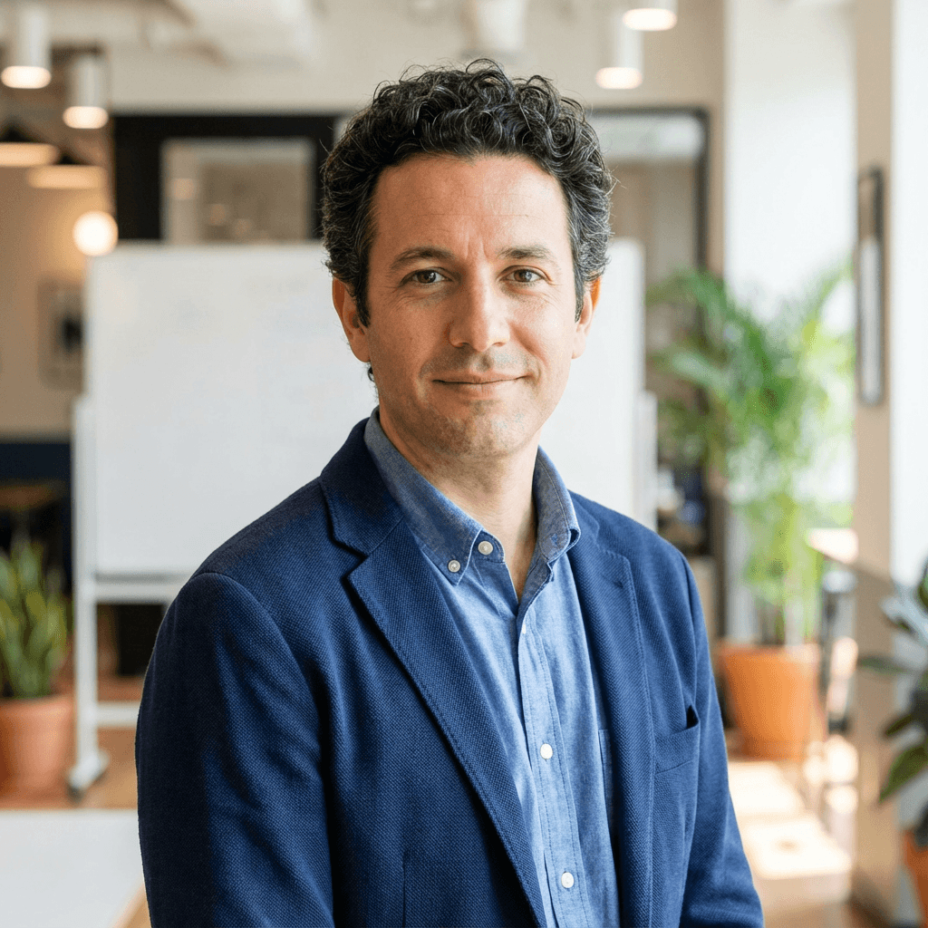 Daniel Reyes, regional marketing manager in his late 30s